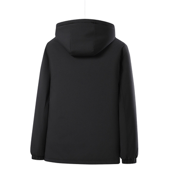 Jakna s grafenskim grijanjem, zimska, debela, otporna na vjetar i vodu, kapuljača sa zatvaračem