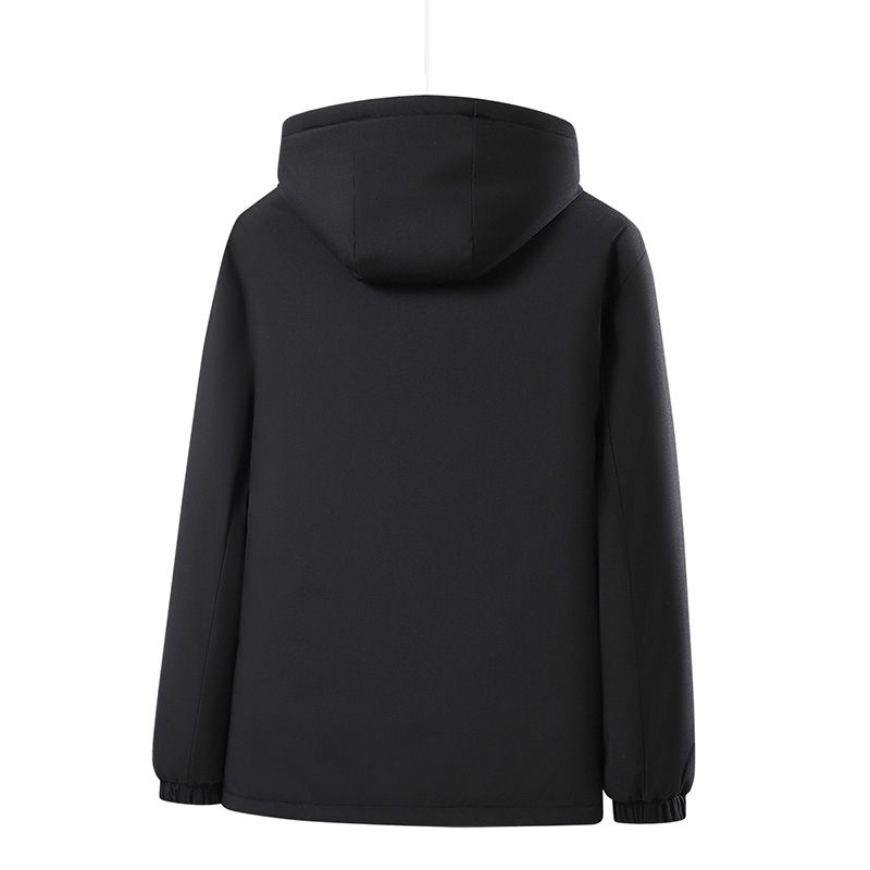 Jakna s grafenskim grijanjem, zimska, debela, otporna na vjetar i vodu, kapuljača sa zatvaračem