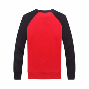 Bavlnená mikina s okrúhlym výstrihom, dlhé rukávy, voľný strih, potlač loga