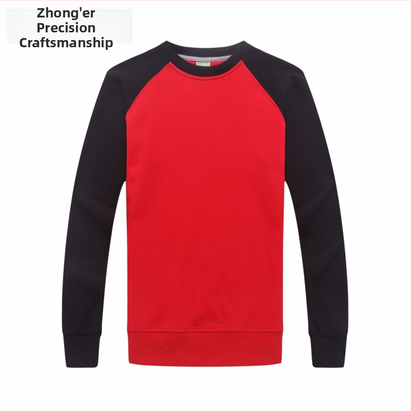 Medvilninis džemperis su apvaliu kaklu, ilgomis rankovėmis, laisvas kirpimas, logotipo atspaudas