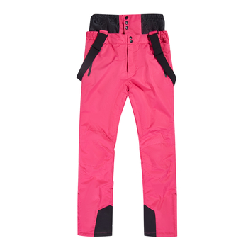 Ски панталони с презрамки за мъже и жени, водоустойчиви, Gore-Tex плат, 92% памук / 8% полиестер, пълнител памук