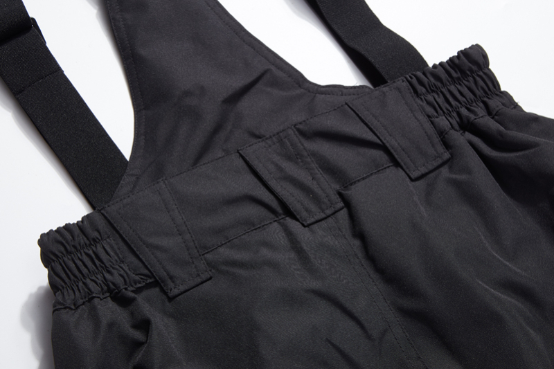 Ски панталони с презрамки за мъже и жени, водоустойчиви, Gore-Tex плат, 92% памук / 8% полиестер, пълнител памук