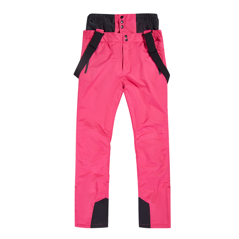 Ски панталони с презрамки за мъже и жени, водоустойчиви, Gore-Tex плат, 92% памук / 8% полиестер, пълнител памук