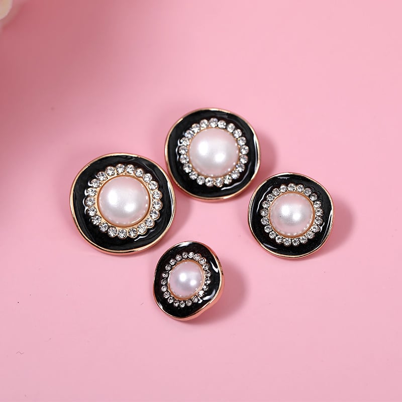 Кардиган топ с декоративни метални перлени копчета, закопчаване с копчета; материал: сплав; подходящ за палта, пуловери и ветровки; марка: Chunsen