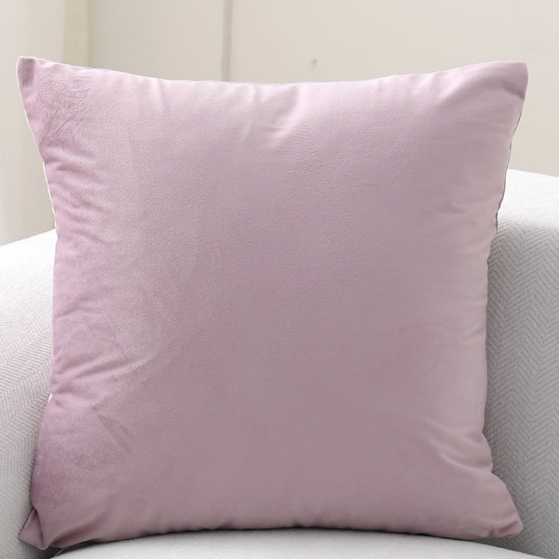 Калъф за възглавница (без вътрешност) - квадратен Dutch Velvet, едноцветен, лек луксозен стил, за хол