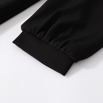 Женско палто в корейски стил, средна дължина, двойно закопчаване, полиестерна материя