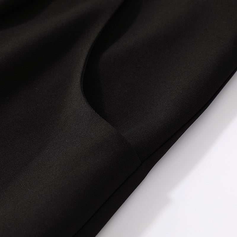 Женско палто в корейски стил, средна дължина, двойно закопчаване, полиестерна материя