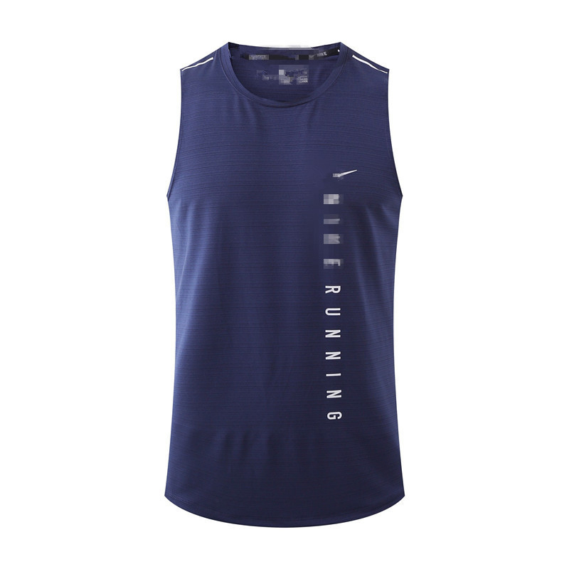 Pánska sieťovaná športová vesta, voľný strih, okrúhly výstrih, priedušná sieťovina, rýchloschnúca látka Nylon crystal silk, 85% nylon