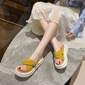 Romų stiliaus sandalai, PU viršutinė dalis, apvali nosis, gumos padas, pavasaris–vasara 2025