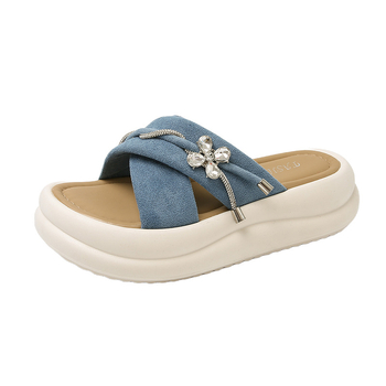 Romų stiliaus sandalai, PU viršutinė dalis, apvali nosis, gumos padas, pavasaris–vasara 2025