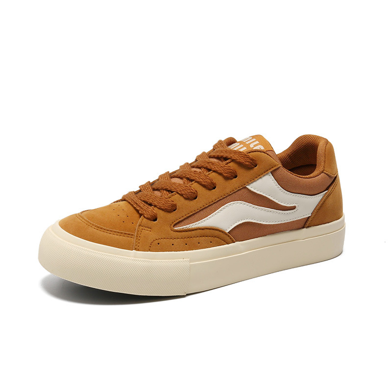 Skate topánky s okrúhym nosom, vrchný materiál z umelého PU, gumová podrážka, EVA vložka