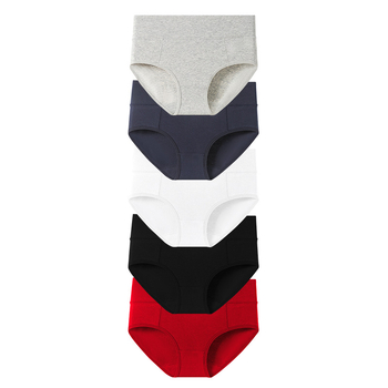 Ženské bavlnené nohavičky s trojuholníkovým strihom a efektom zdvihnutia zadku, stredne vysoký pás, pletený materiál, podšívka: 100% bavlna