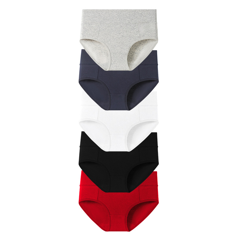 Ženské bavlnené nohavičky s trojuholníkovým strihom a efektom zdvihnutia zadku, stredne vysoký pás, pletený materiál, podšívka: 100% bavlna