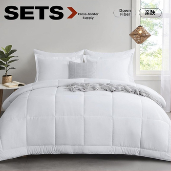 Pokrývka z chemických vlákien, výplň z obyčajných vlákien, reaktívny potlač, vhodné na všetky ročné obdobia