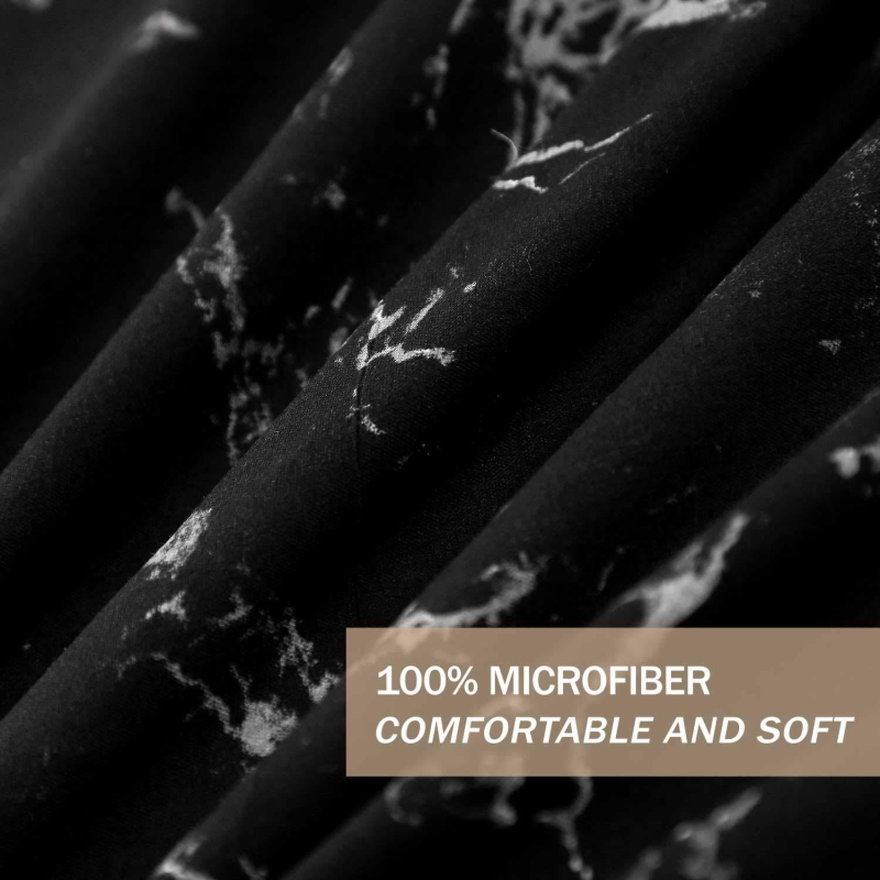 Комплект калъфки за завивка — три части, геометричен модел, Nordic стил; марка ZBY; реактивен печат и боядисване, Brushing обработка, премиум клас