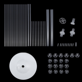 Plastový stojan na balóniky so trojúrovým balónovým stromom | Pre športové podujatia | Všeobecné použitie