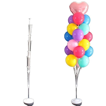 Plastový stojan na balóniky so trojúrovým balónovým stromom | Pre športové podujatia | Všeobecné použitie
