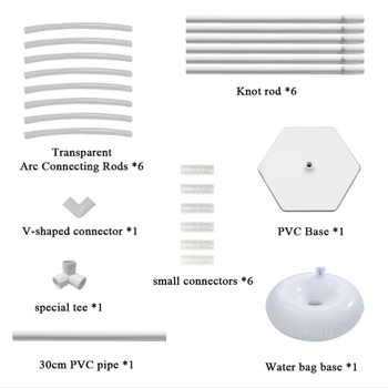 Stojan na balóniky v tvare srdca | PVC materiál • Balenie v taške • Na svadbu • Bez importu
