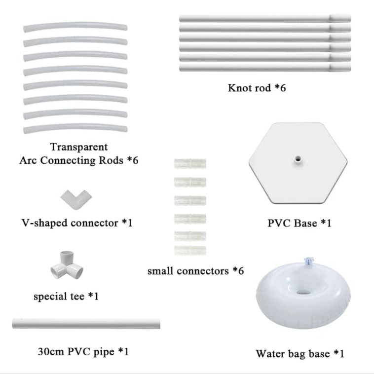 Stojan na balóniky v tvare srdca | PVC materiál • Balenie v taške • Na svadbu • Bez importu