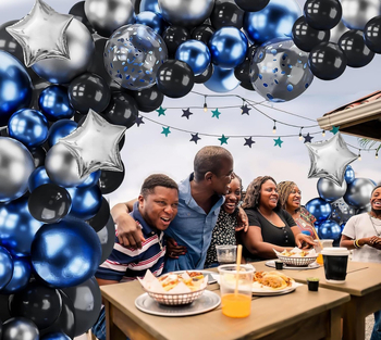 Σετ γιρλάντας με μπαλόνια - λατέξ διακοσμητικά μπαλόνια, σχήμα 31865, κωδικός Kt-1, για την Ημέρα του Αγίου Βαλεντίνου