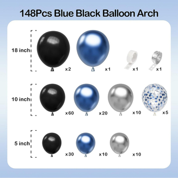 Σετ γιρλάντας με μπαλόνια - λατέξ διακοσμητικά μπαλόνια, σχήμα 31865, κωδικός Kt-1, για την Ημέρα του Αγίου Βαλεντίνου