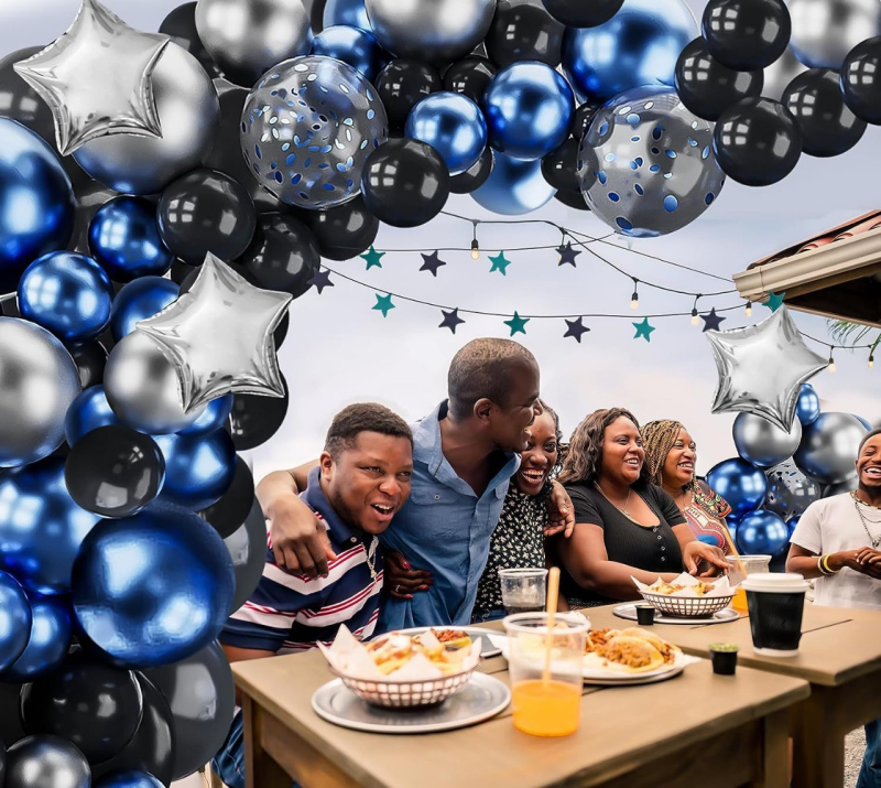 Σετ γιρλάντας με μπαλόνια - λατέξ διακοσμητικά μπαλόνια, σχήμα 31865, κωδικός Kt-1, για την Ημέρα του Αγίου Βαλεντίνου