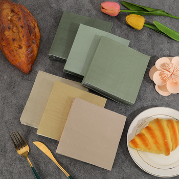 Servítky v nordickom štýle, dvojvrstvové, 20 listov, celulóza z virgin dreva, bez vône, vhodné pre potraviny