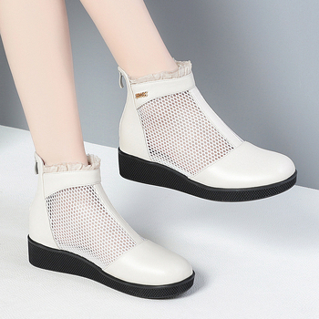 Moteriški Martin batai su vidutinio kulno, britų stilius, dviejų sluoksnių jautienos odos viršus, guma padas, užtrauktukas gale, pirštų forma žuvies burnos, kasdienis stilius