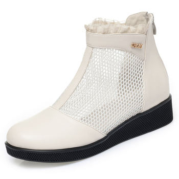 Moteriški Martin batai su vidutinio kulno, britų stilius, dviejų sluoksnių jautienos odos viršus, guma padas, užtrauktukas gale, pirštų forma žuvies burnos, kasdienis stilius