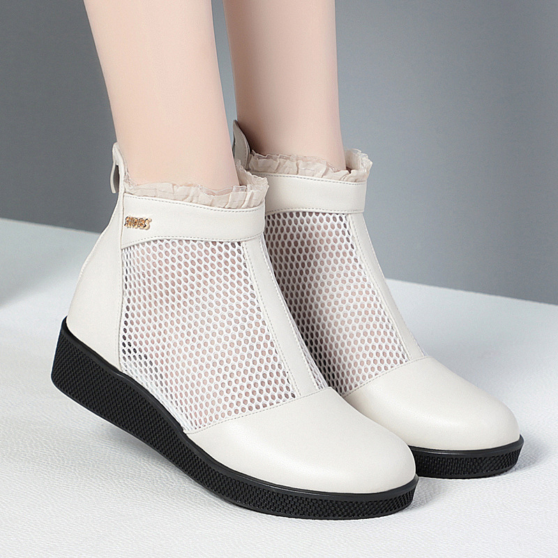 Moteriški Martin batai su vidutinio kulno, britų stilius, dviejų sluoksnių jautienos odos viršus, guma padas, užtrauktukas gale, pirštų forma žuvies burnos, kasdienis stilius