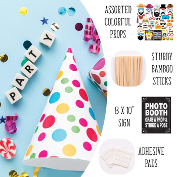 Paffo papierová brada na párty, tlačená verzia, 60 kusov