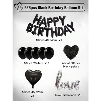 Σετ Μπαλόνια TPU με Σχήμα Καρδιάς και Τύπο Landing Ball, 526 Τεμάχια, Θέμα Χριστούγεννα-Χάλογουϊν