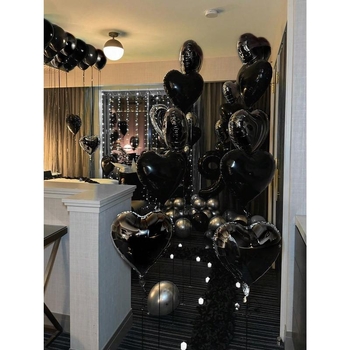 Σετ Μπαλόνια TPU με Σχήμα Καρδιάς και Τύπο Landing Ball, 526 Τεμάχια, Θέμα Χριστούγεννα-Χάλογουϊν