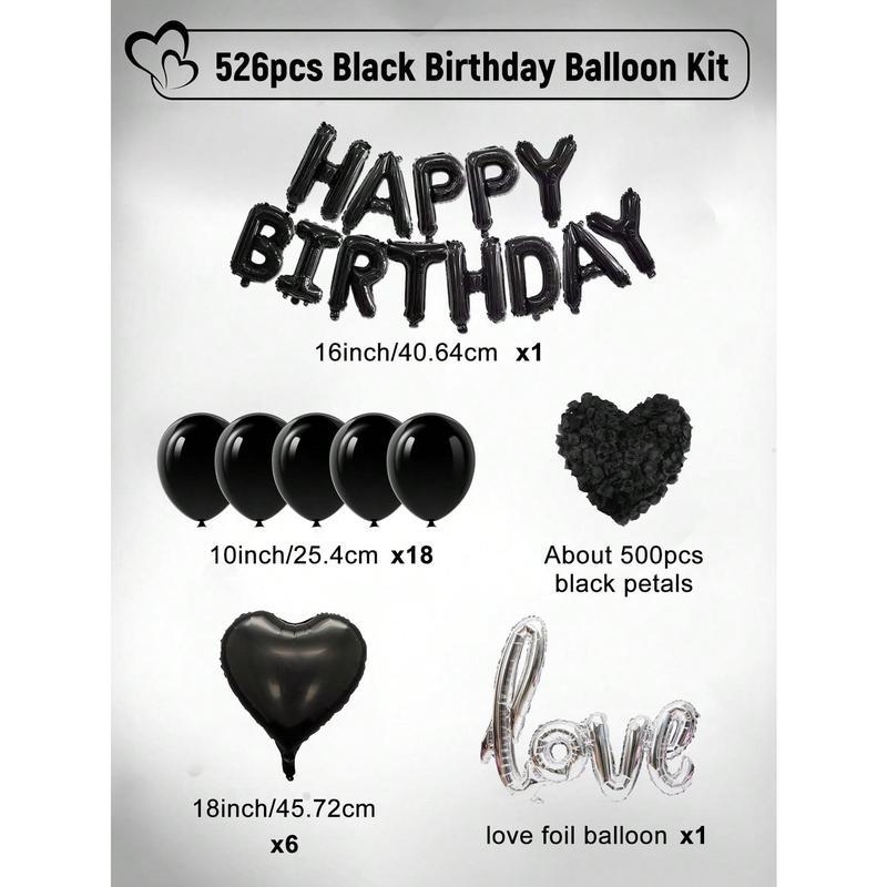 Σετ Μπαλόνια TPU με Σχήμα Καρδιάς και Τύπο Landing Ball, 526 Τεμάχια, Θέμα Χριστούγεννα-Χάλογουϊν