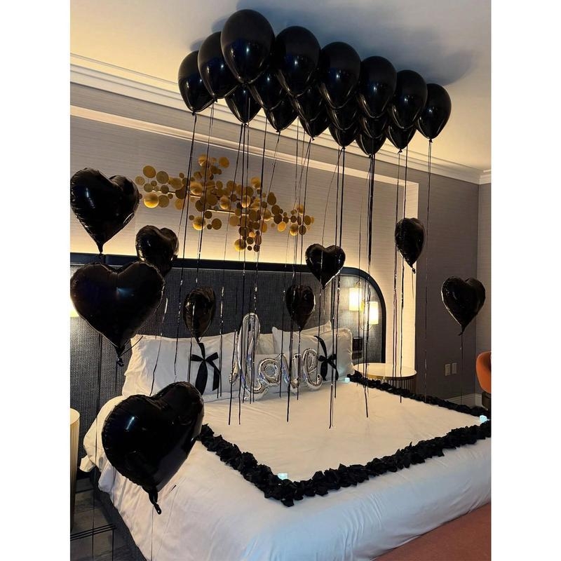 Σετ Μπαλόνια TPU με Σχήμα Καρδιάς και Τύπο Landing Ball, 526 Τεμάχια, Θέμα Χριστούγεννα-Χάλογουϊν