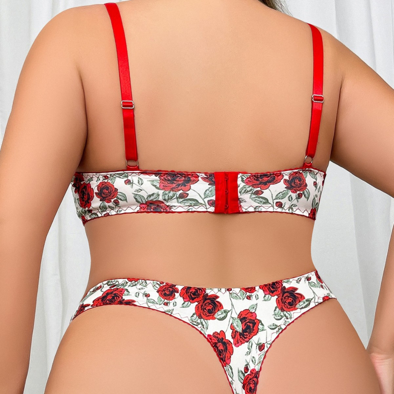 Flór Mintás Bustier Szett, Poliészter 80–90% Tartalom, Three-Point Style Gather, Kiadás 2025 nyár