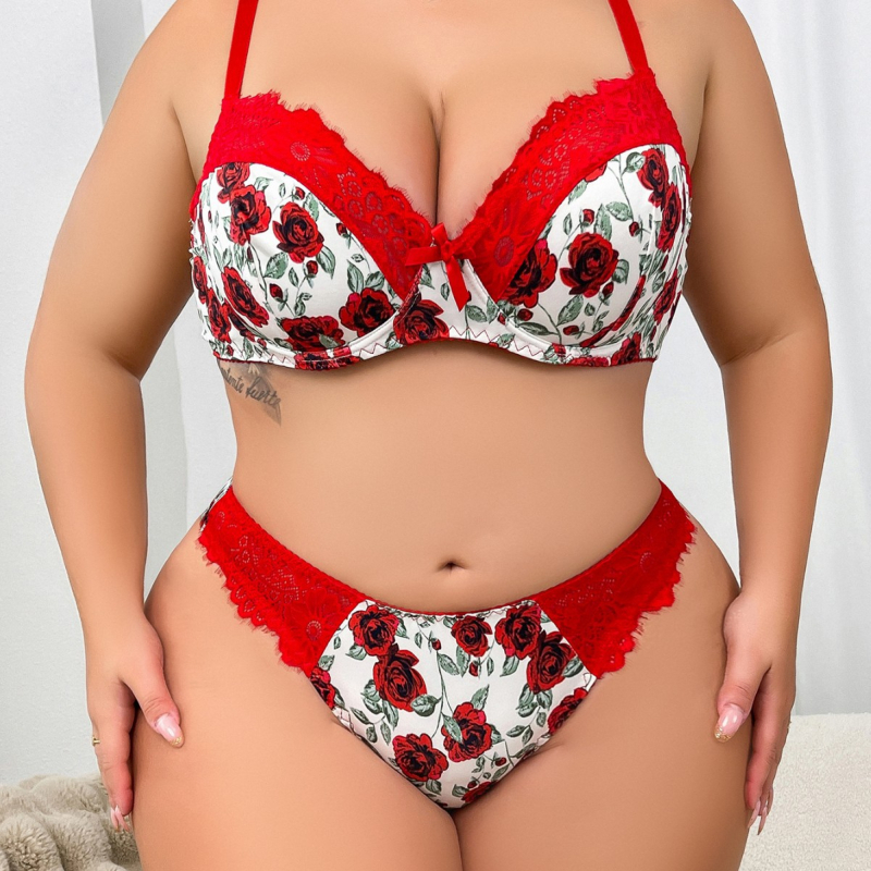 Flór Mintás Bustier Szett, Poliészter 80–90% Tartalom, Three-Point Style Gather, Kiadás 2025 nyár