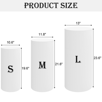 Okrúhly displej na svadobné dezerty – set polyesterovým materiálom, tlačová technika, poloautomatická a polo mechanická výroba