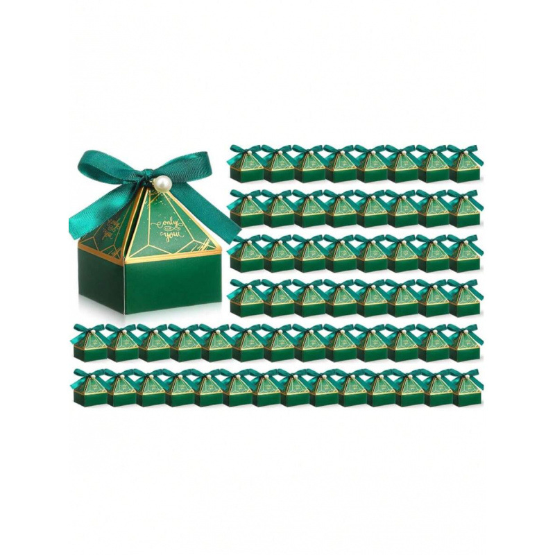 Bambusový darčekový box set so stuhou s perlou, darčekové balenie, kód produktu sh36023703, exkluzívny cezhraničný export