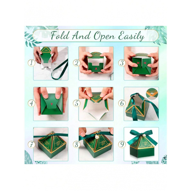 Bambusový darčekový box set so stuhou s perlou, darčekové balenie, kód produktu sh36023703, exkluzívny cezhraničný export