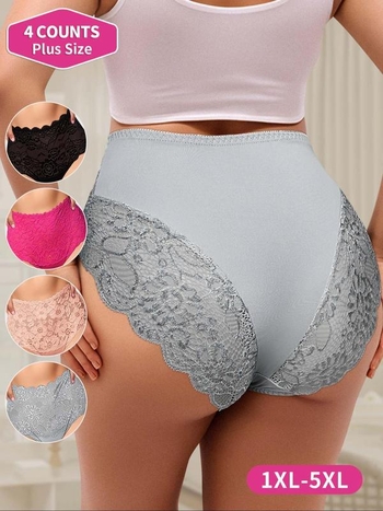 Plus-size ženska odjeća s cvjetnom čipkom i patchworkom, visokim strukom, modal vlakno, grafenska podstava