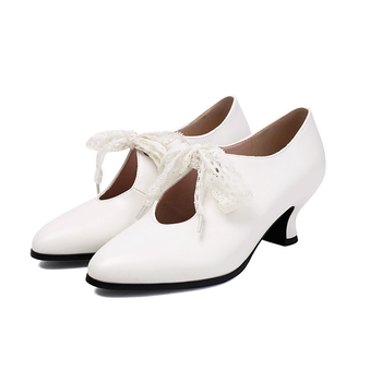 Női pántos magassarkú cipő, PU felsőrész, kerek orr, vastag 6–8 cm sarok, gumi talp