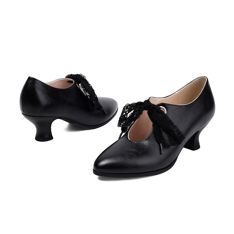 Női pántos magassarkú cipő, PU felsőrész, kerek orr, vastag 6–8 cm sarok, gumi talp