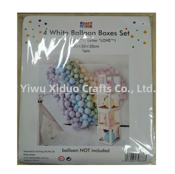 LOVEBABY Priehľadný balónový box – Narodeninové pozadie a dekorácia na stenu pre detskú oslavu