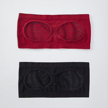 Xiangriya Нейлон Wrap Chest Bandeau бельо — дишащо, дължина на бюста, без чашки (W6471)