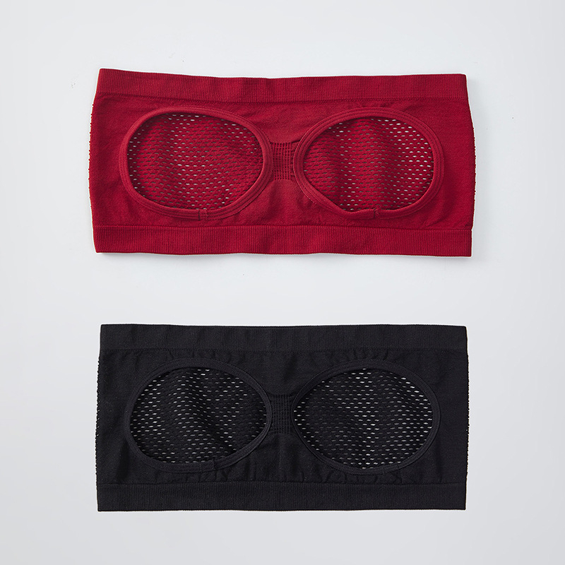 Xiangriya Nylon Wrap Chest Bandeau spodné prádlo — priedušné, dĺžka hrudníka, bez misiek (W6471)