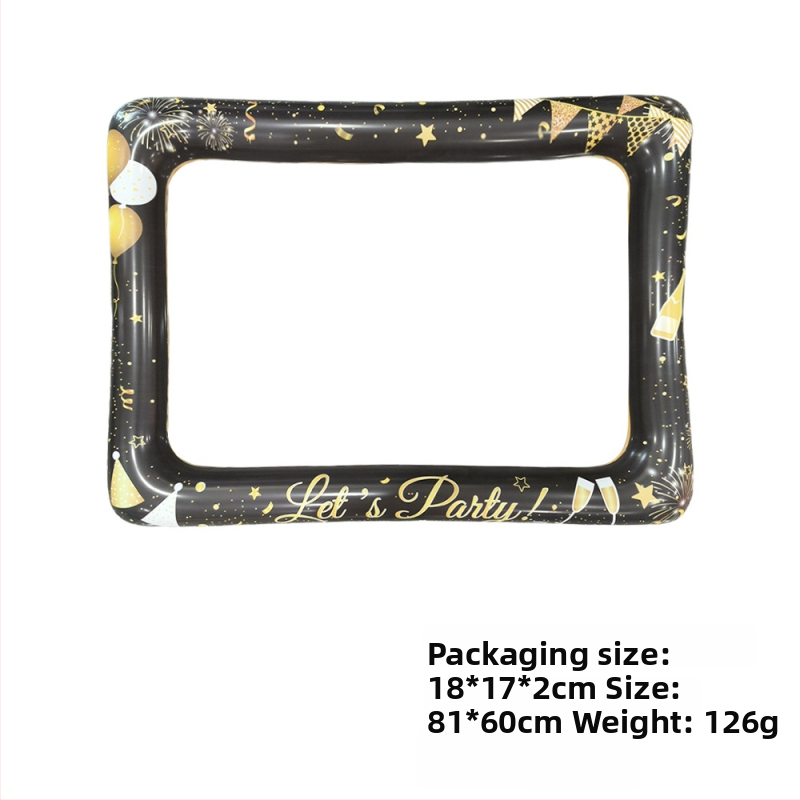 Nafukovací rám na fotky, ekologické PVC, interaktívny, do rúk, vhodný pre interiérové podujatia, narodeniny a festivaly, pre deti 7-14 rokov.