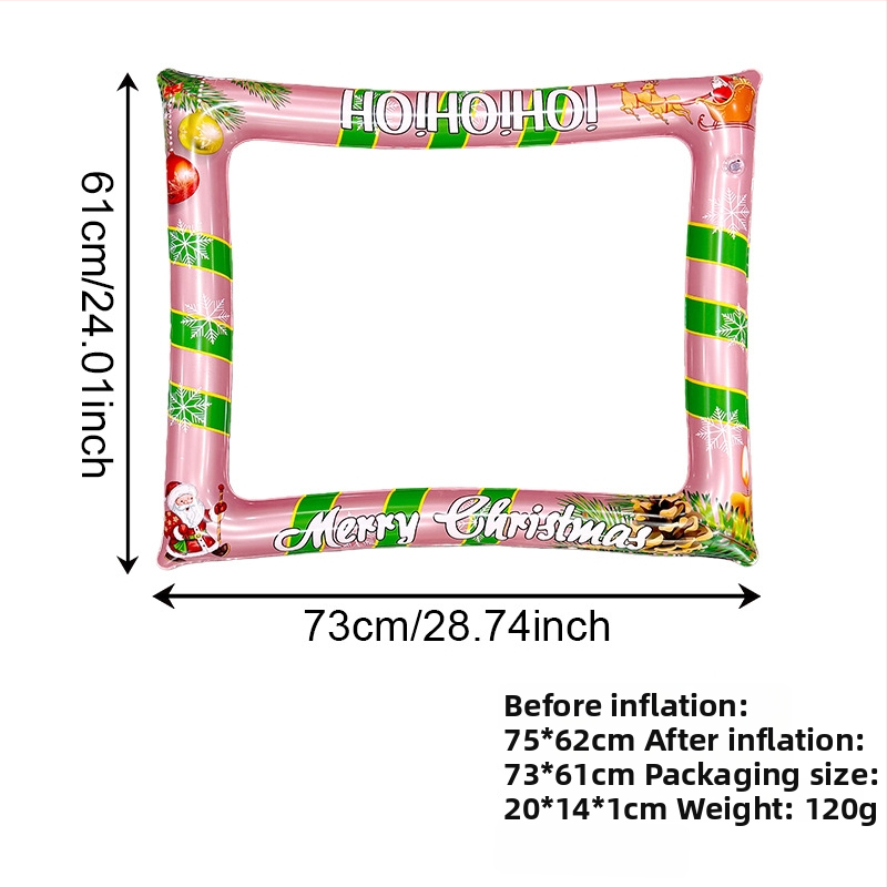 Nafukovací rám na fotky, ekologické PVC, interaktívny, do rúk, vhodný pre interiérové podujatia, narodeniny a festivaly, pre deti 7-14 rokov.