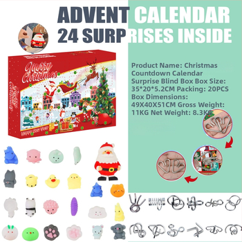 Vianočná hlavolamová hračka: Luban lopta s labyrintom a odomknutím železného kruhu, plastová, balené v farebnej škatuľke, darček pre deti a priateľov