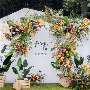 Železný svadobný oblúk pozadie s gestom ruky, Kód produktu 20240123001, Značka Mijiang Commerce and Trade